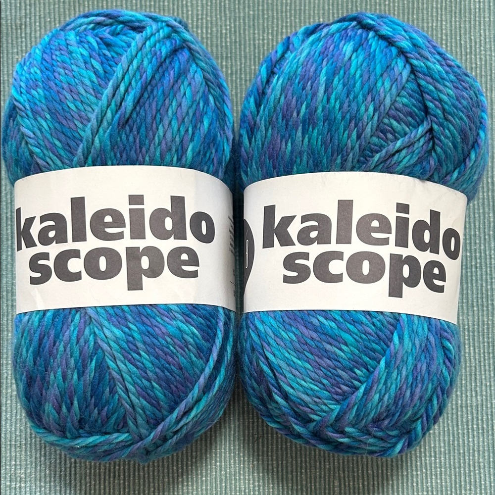 EYB Kaleidoscope Bulky Yarn. 2 skeins.